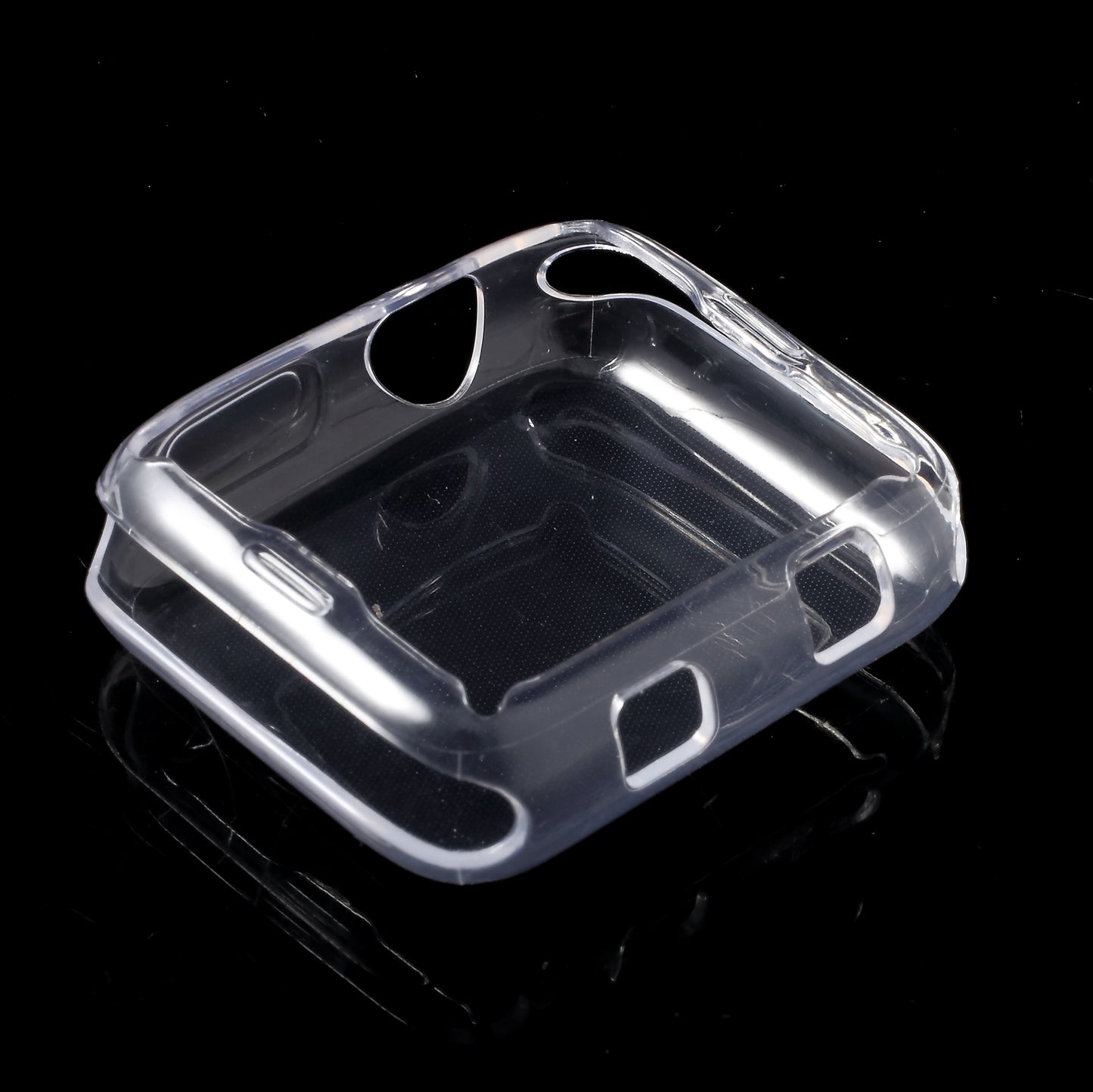 Transparent TPU Protective Case with Non-slip Inner for Apple Watch 42mm Series 3 2 1