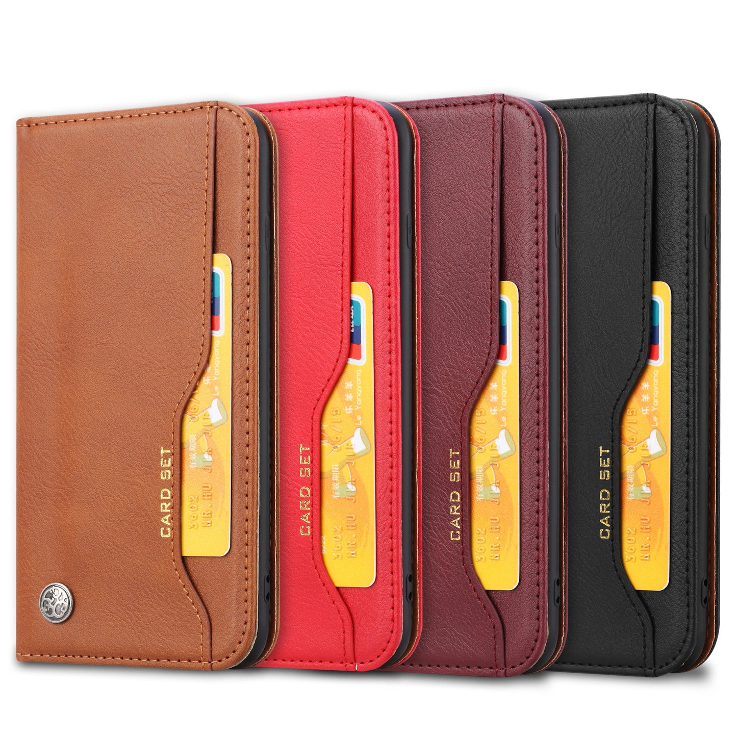 PU Leather Auto-absorbed Wallet Stand Case for 8 Plus / 7 Plus / 6s Plus / 6 Plus 5.5 inch