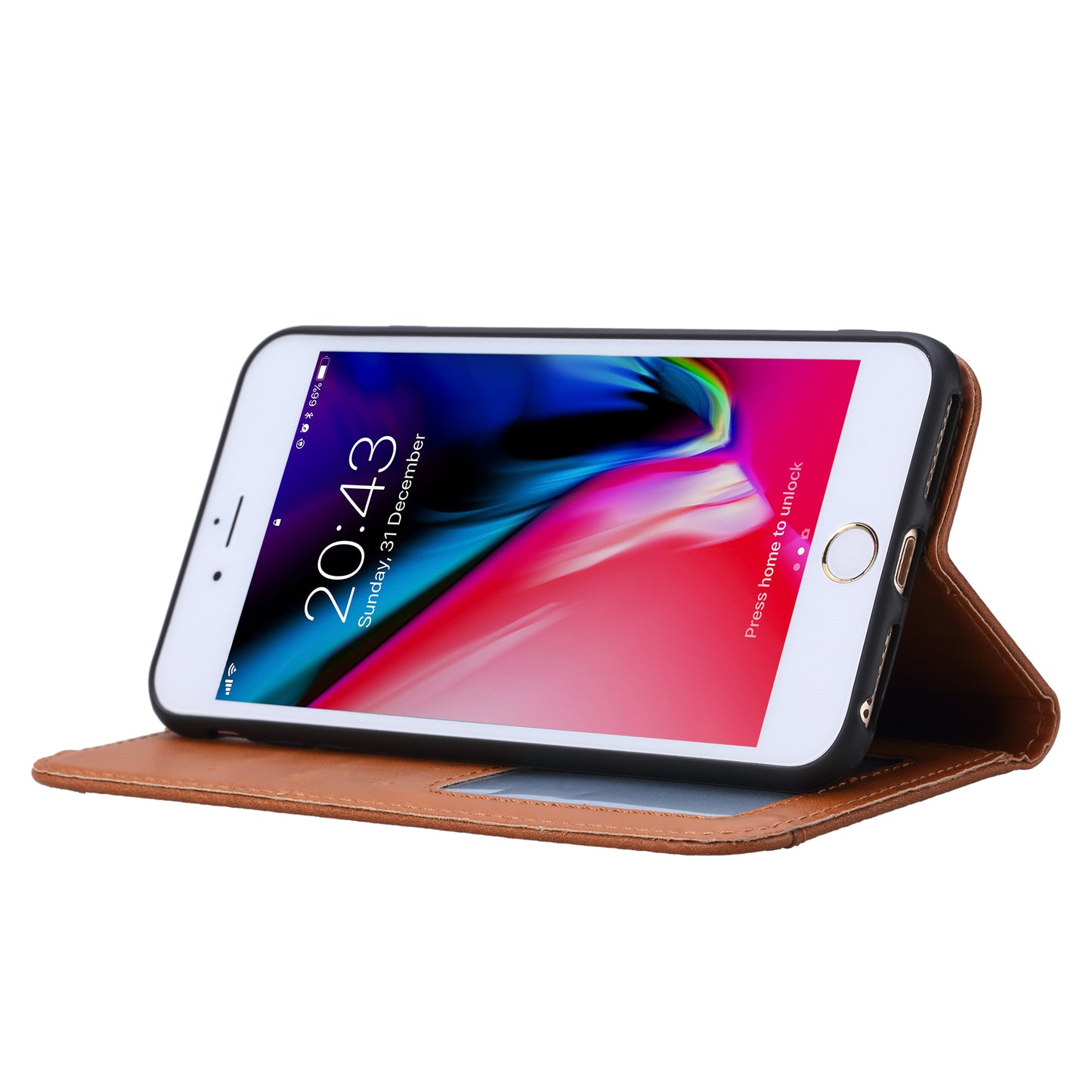 PU Leather Auto-absorbed Wallet Stand Case for 8 Plus / 7 Plus / 6s Plus / 6 Plus 5.5 inch