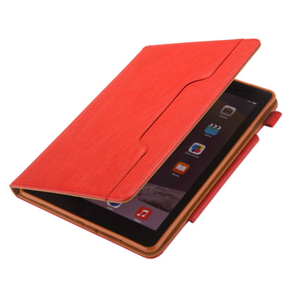 Crazy Horse Leather Wallet Stand Smart Casing for iPad 9.7-inch (2018)/9.7-inch (2017)/9.7 inch (2016)/Air 2/Air