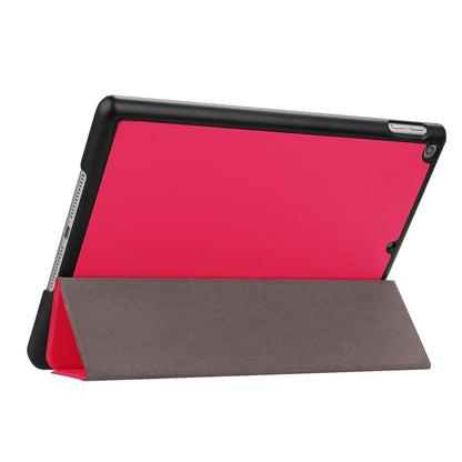 Tri-fold Stand Smart Leather Tablet Cover with Pen Slot for iPad 9.7-inch (2018) / 9.7-inch (2017)