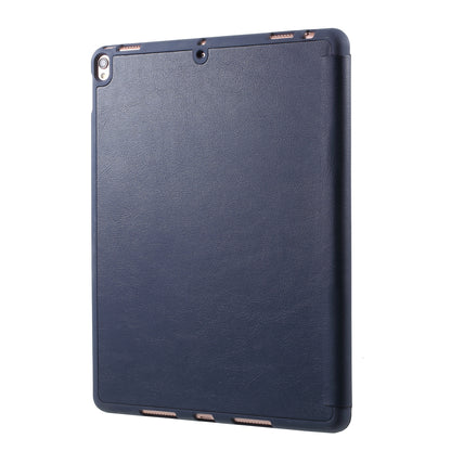 Single Front Leather Tri-fold Stand Smart Tablet Casing for iPad Pro 10.5-inch (2017)