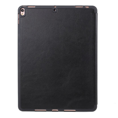 Single Front Leather Tri-fold Stand Smart Tablet Casing for iPad Pro 10.5-inch (2017)