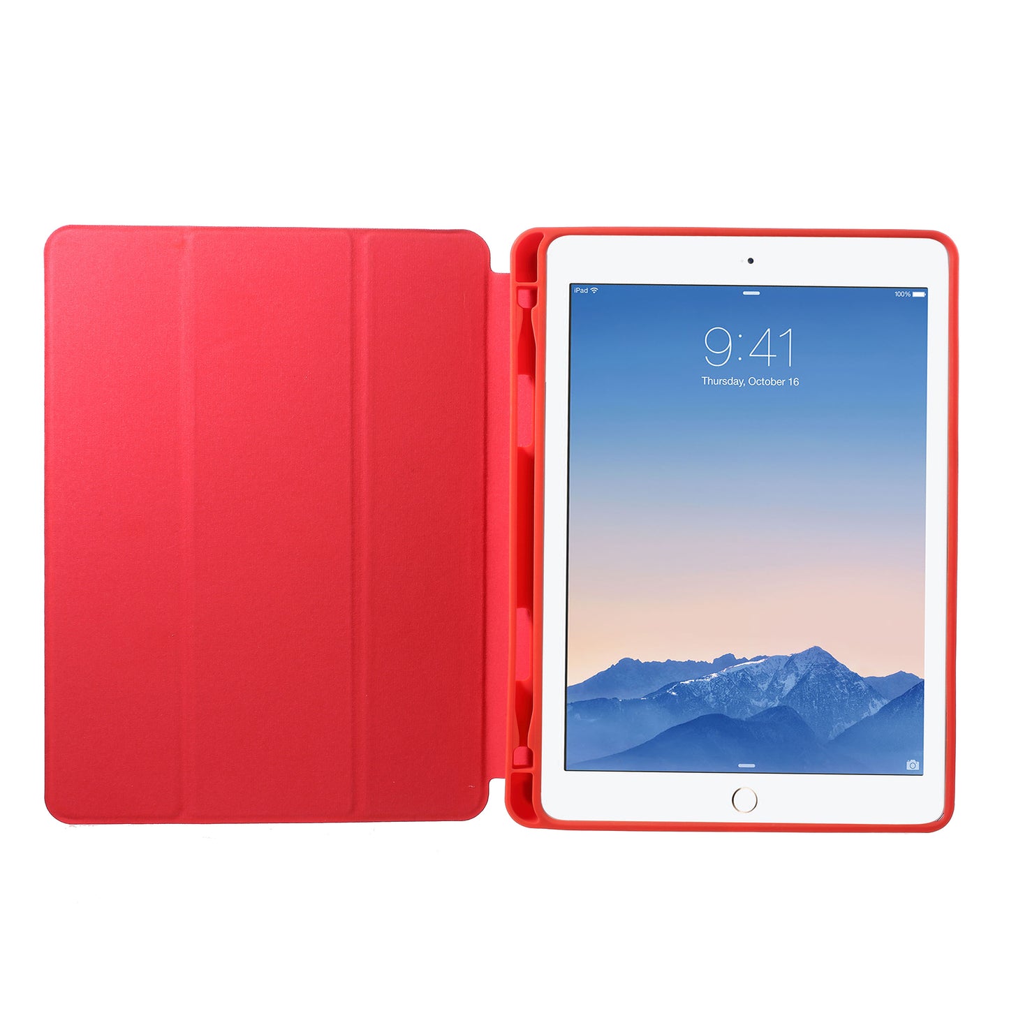 Single Front Leather Tri-fold Stand Smart Tablet Casing for iPad Pro 10.5-inch (2017)