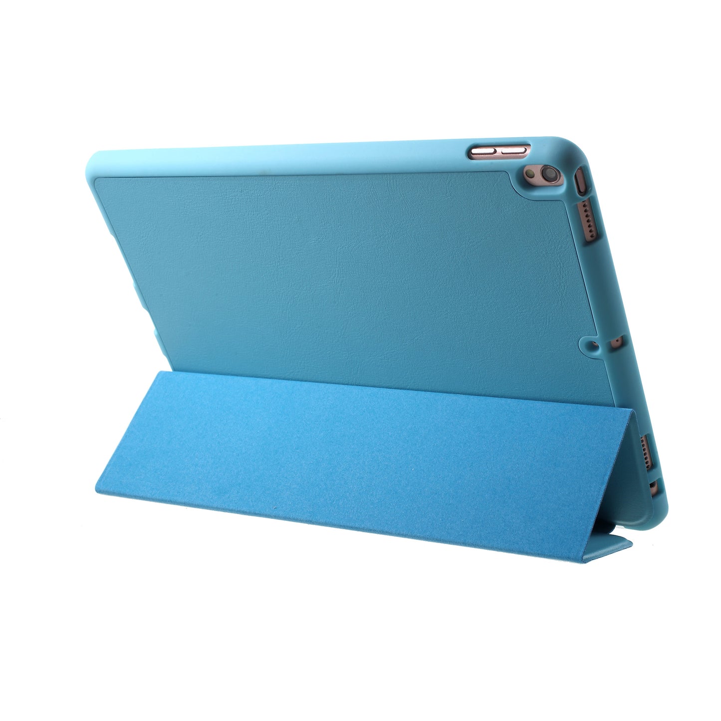 Single Front Leather Tri-fold Stand Smart Tablet Casing for iPad Pro 10.5-inch (2017)