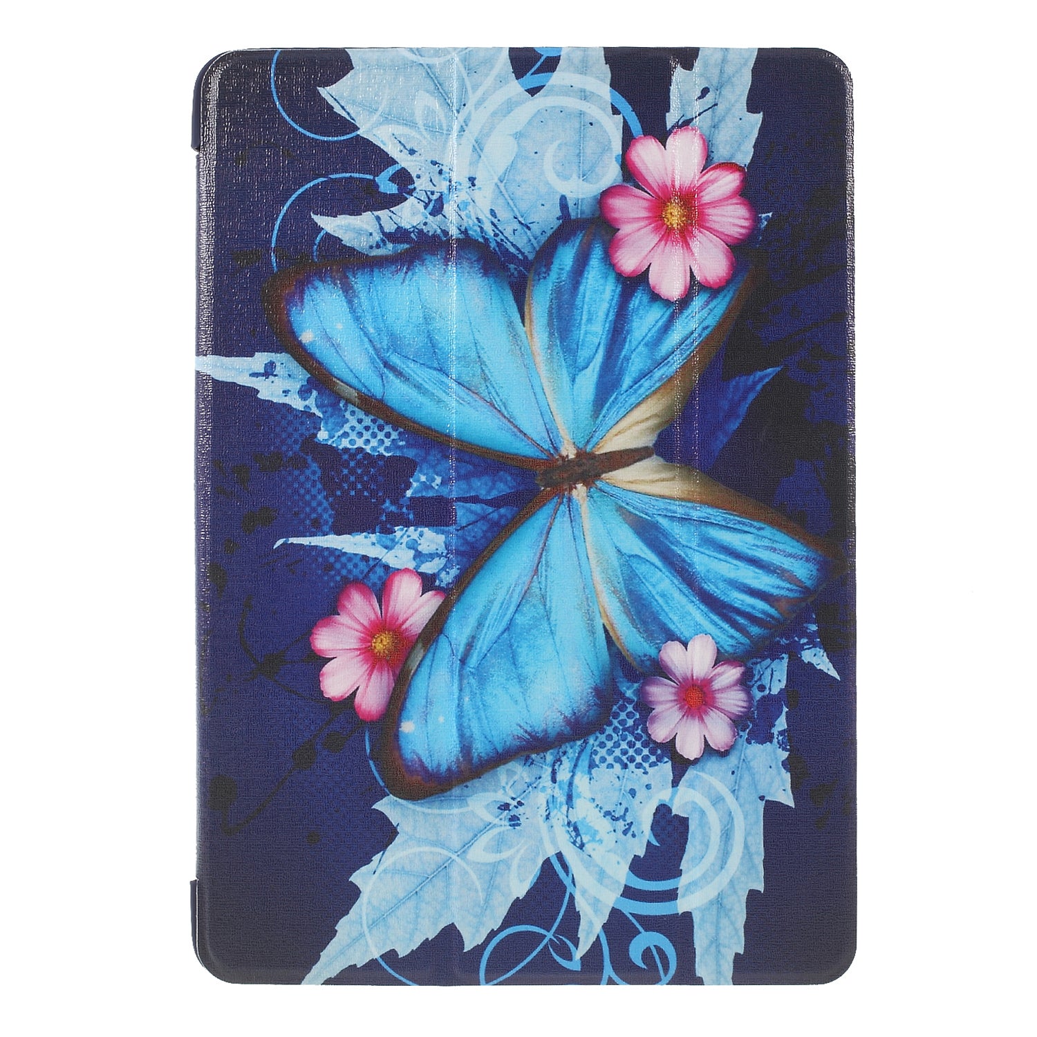 Patterned Tri-fold Stand Leather Protective Cover for iPad 9.7-inch (2018)/9.7-inch (2017)/Air 2/Air