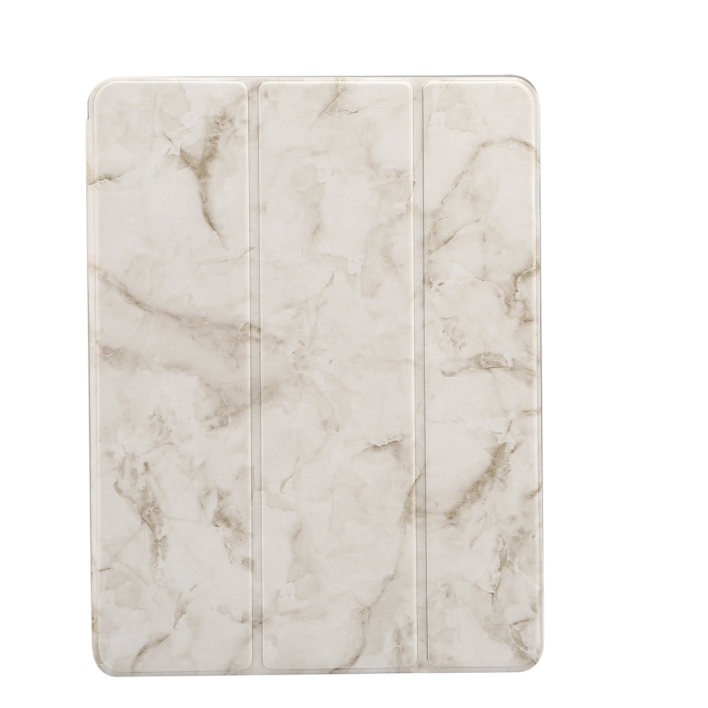 Marble Pattern Tri-fold Stand Smart Folio PU Leather Case with Pen Slot for iPad 9.7-inch (2018) / (2017) / (2016) / Air 2 / Air