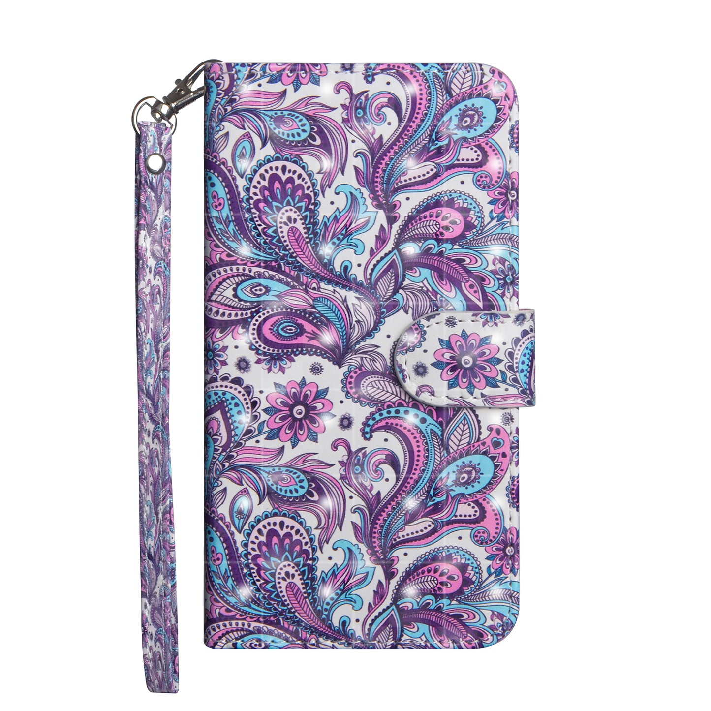 Pattern Printing Wallet Leather Shell with Stand for iPhone 7/8/SE (2022)/SE (2020) 4.7 inch