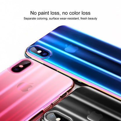 BASEUS Aurora Series Electroplating Hard Plastic Shell for iPhone X 5.8 inch