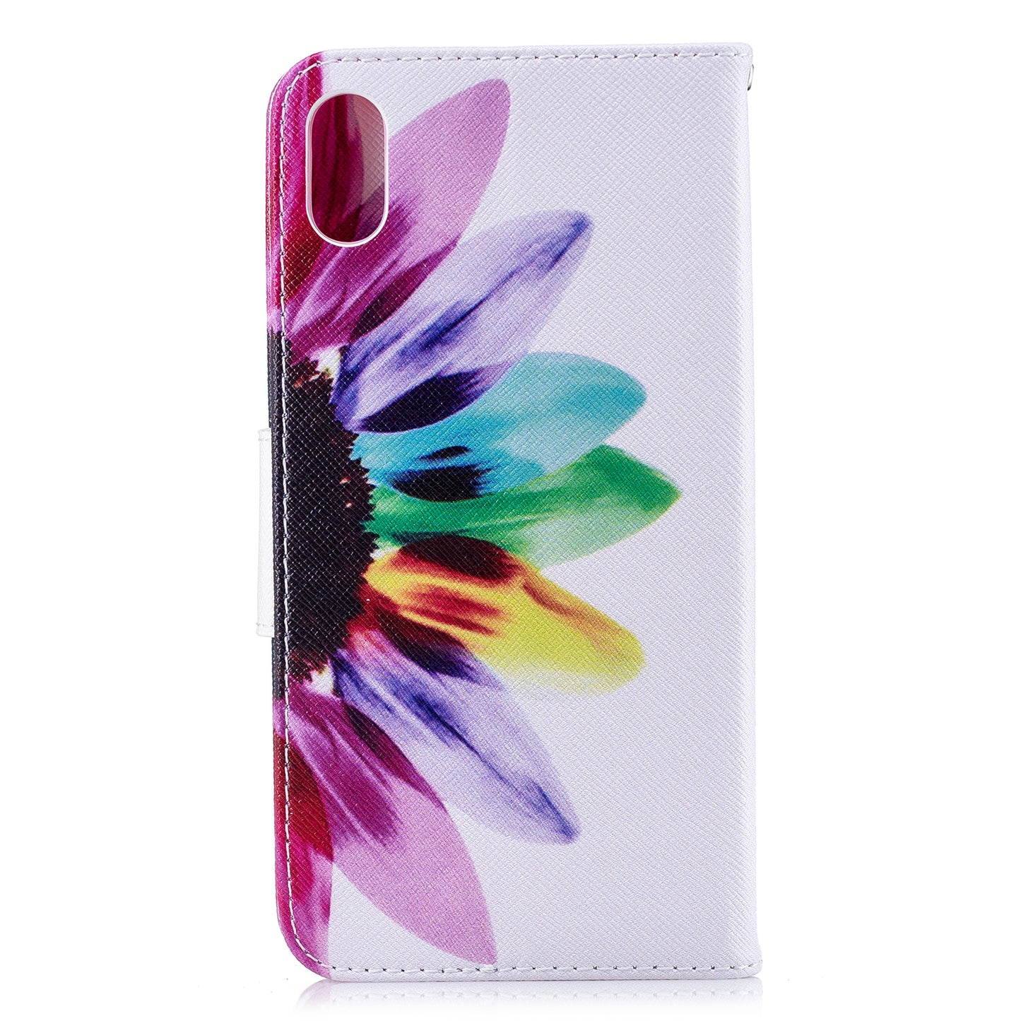 Pattern Printing PU Leather Wallet Stand Phone Case Cover for iPhone XS Max 6.5 inch