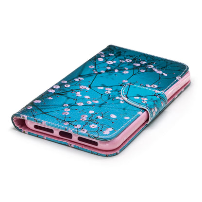 Pattern Printing PU Leather Wallet Stand Phone Case Cover for iPhone XS Max 6.5 inch