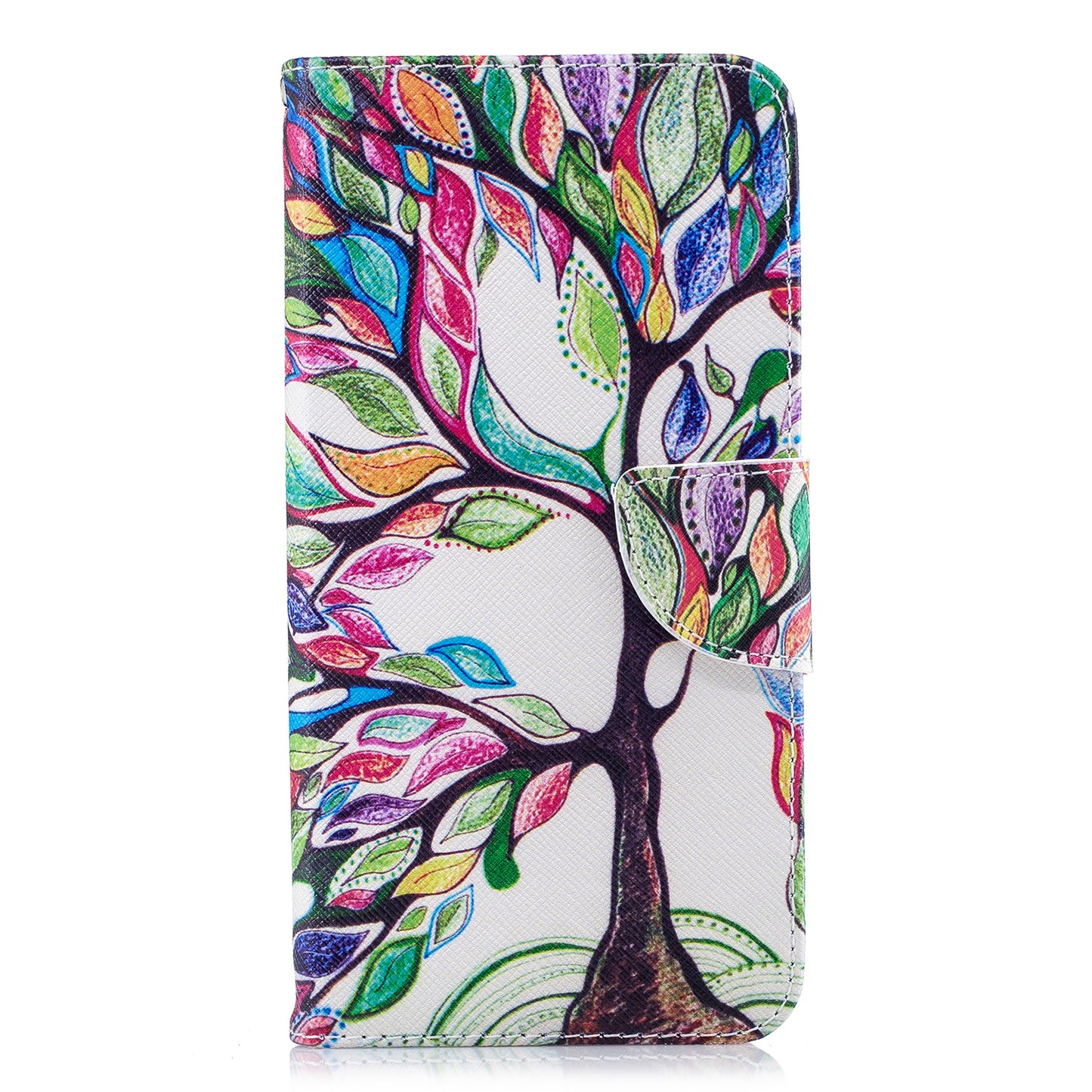 Pattern Printing PU Leather Wallet Stand Phone Case Cover for iPhone XS Max 6.5 inch