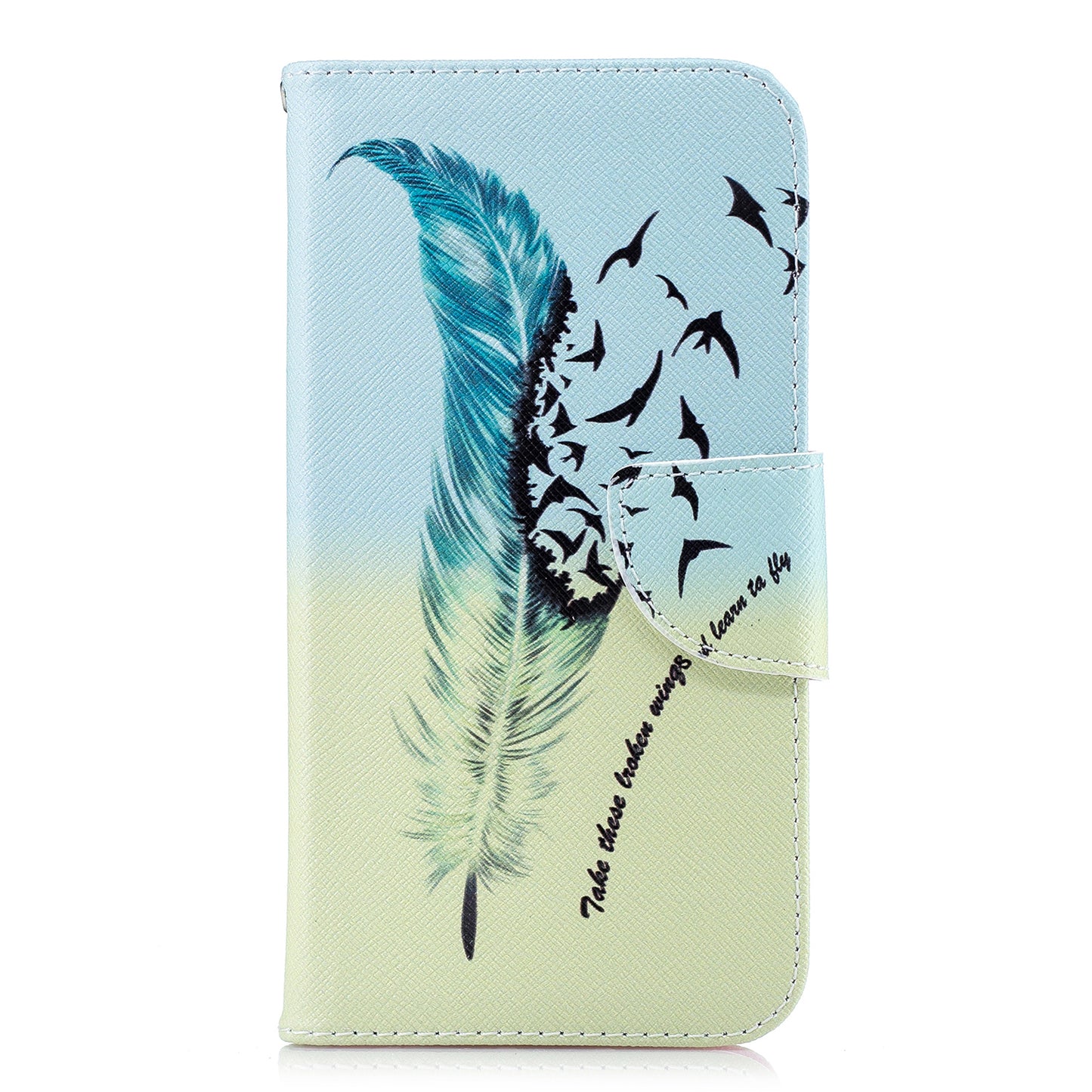 For iPhone XR 6.1 inch Pattern Printing PU Leather Protection Cell Phone Case