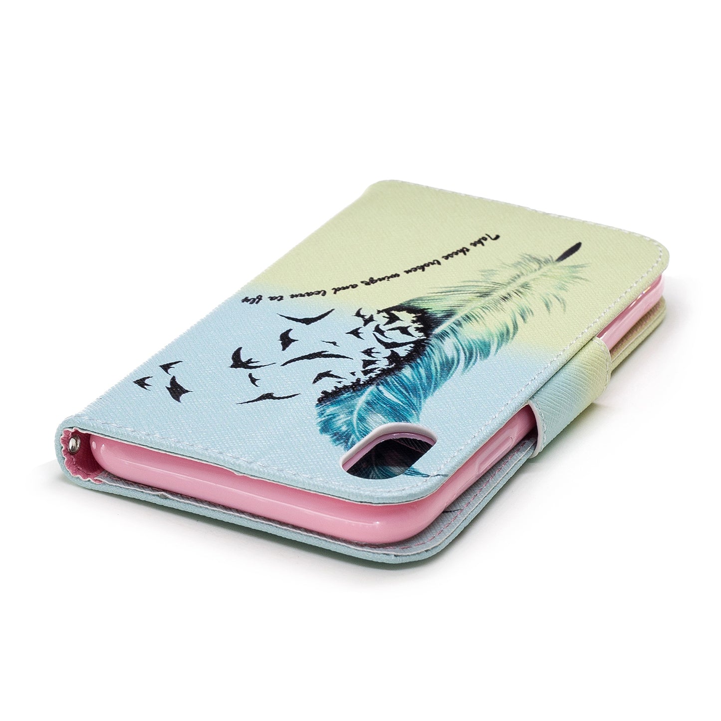 For iPhone XR 6.1 inch Pattern Printing PU Leather Protection Cell Phone Case