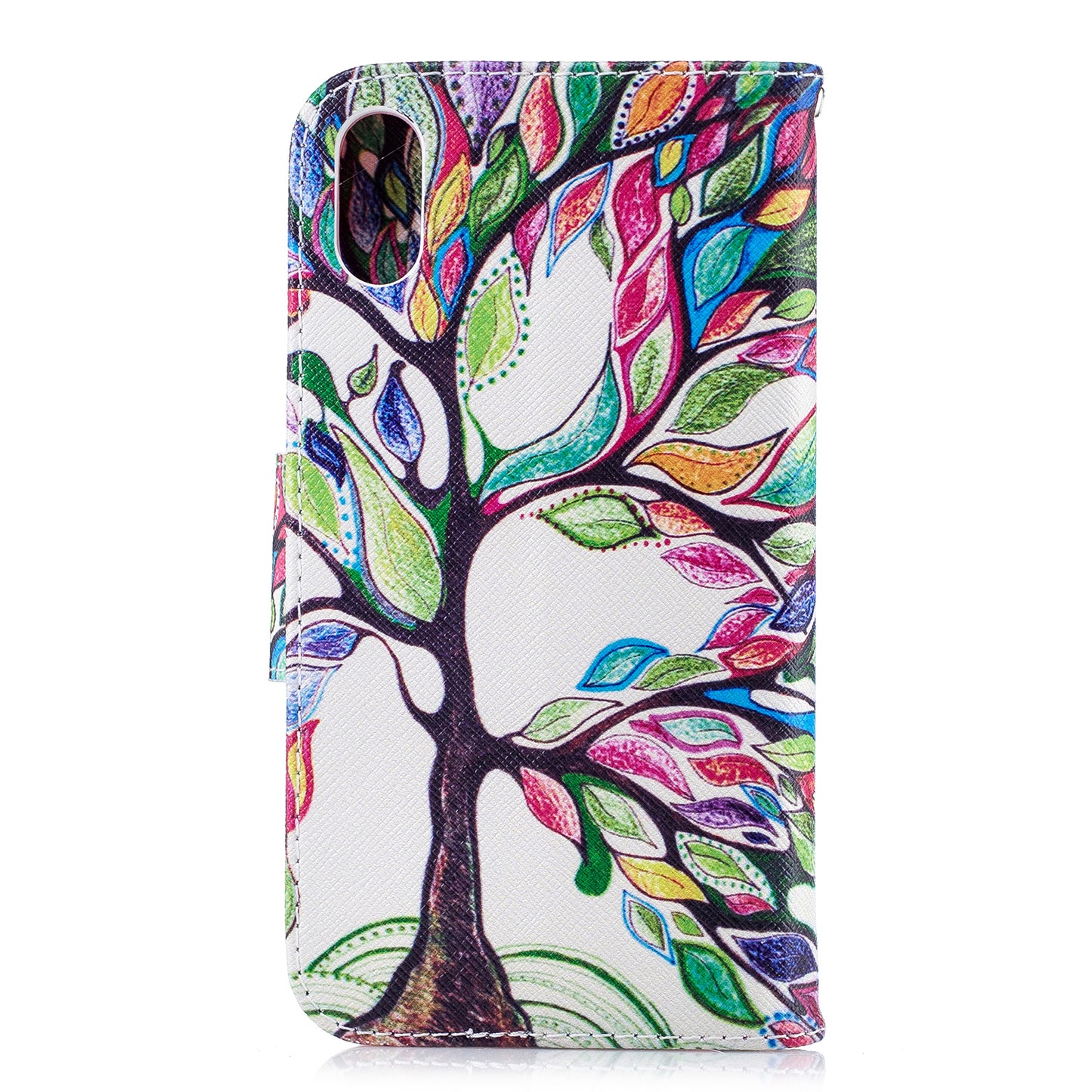 For iPhone XR 6.1 inch Pattern Printing PU Leather Protection Cell Phone Case