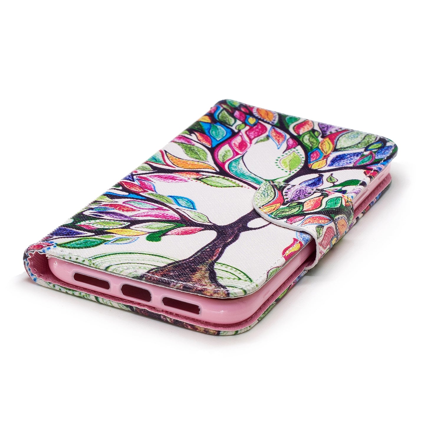 For iPhone XR 6.1 inch Pattern Printing PU Leather Protection Cell Phone Case