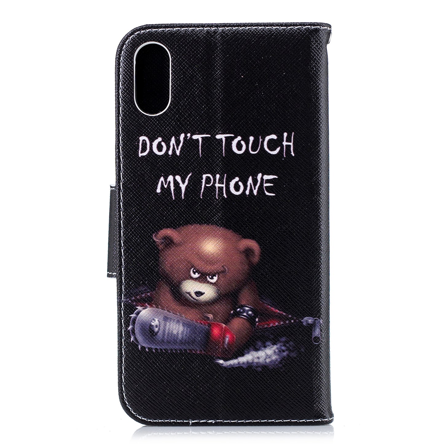 For iPhone XR 6.1 inch Pattern Printing PU Leather Protection Cell Phone Case