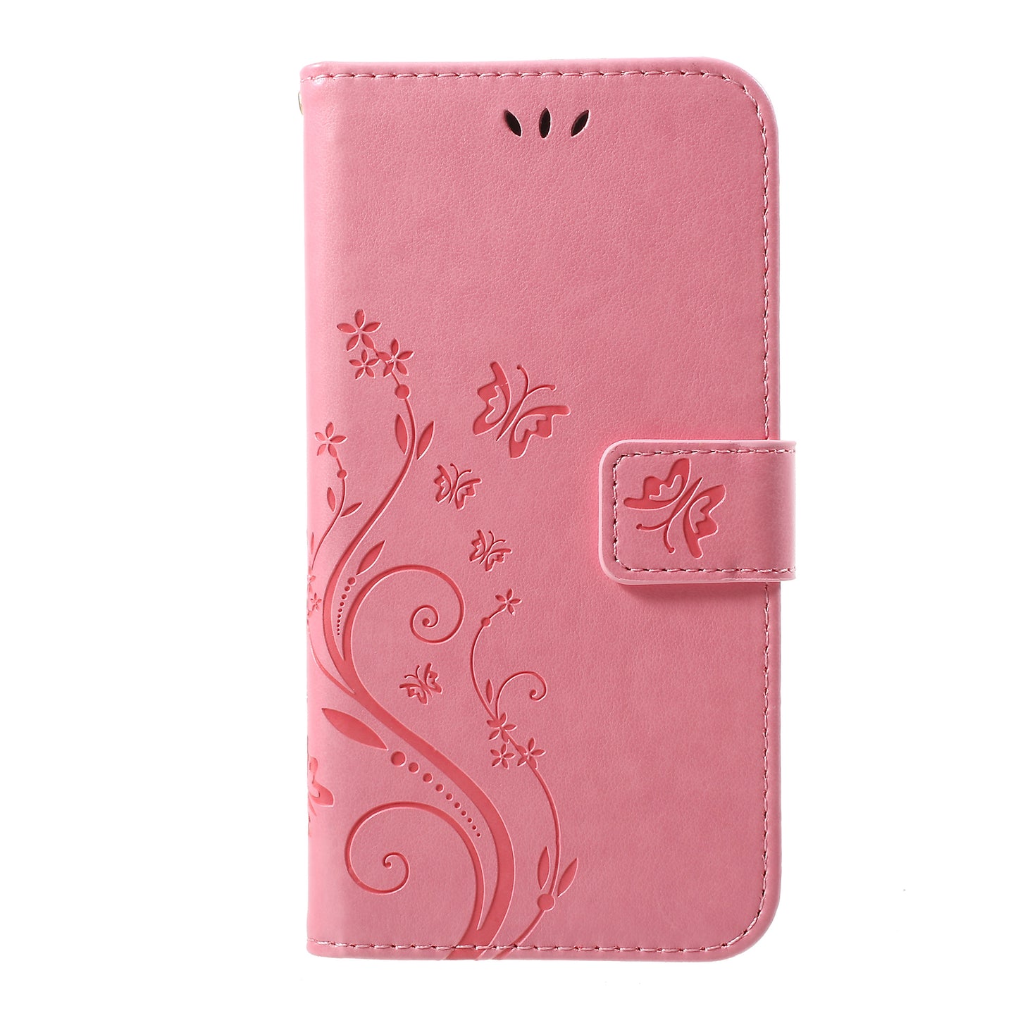 Imprint Butterfly Flower Stand Wallet Leather Cover for iPhone XR 6.1 inch