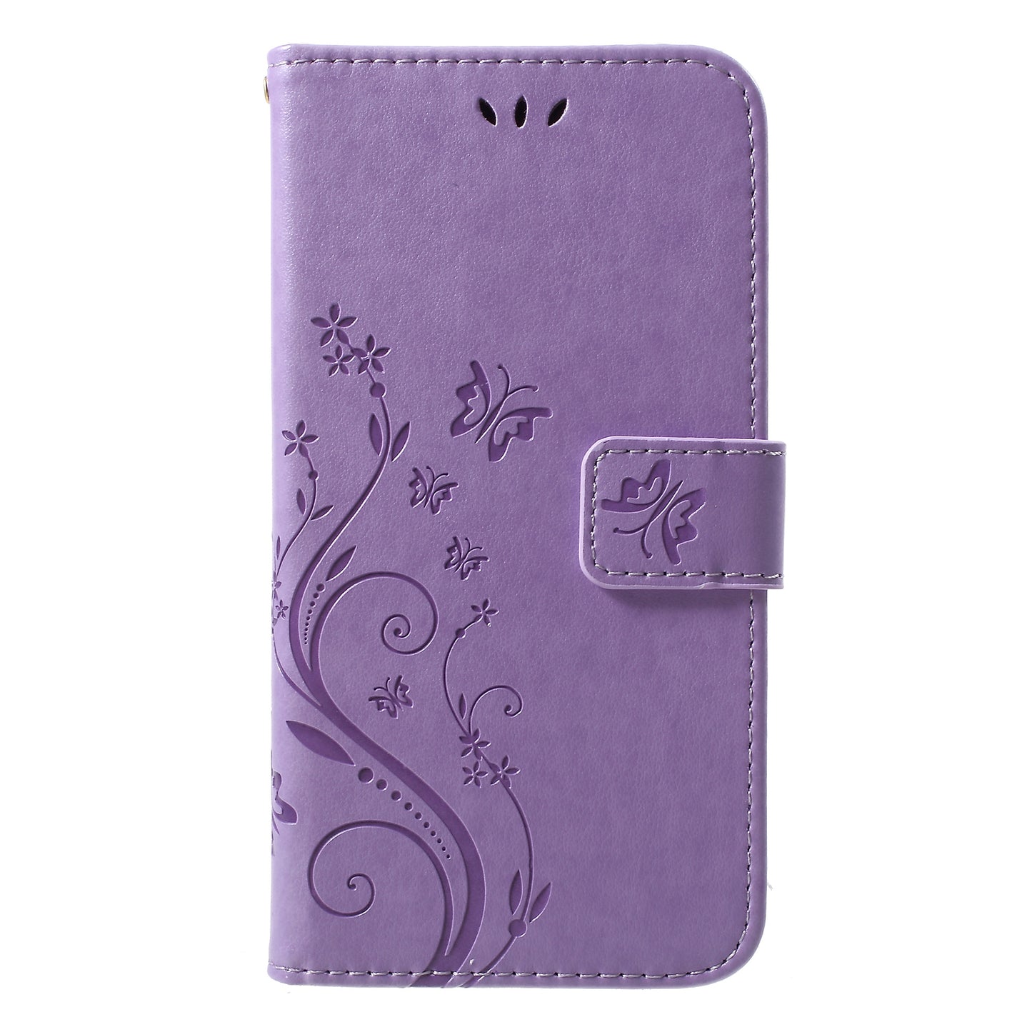 Imprint Butterfly Flower Stand Wallet Leather Cover for iPhone XR 6.1 inch