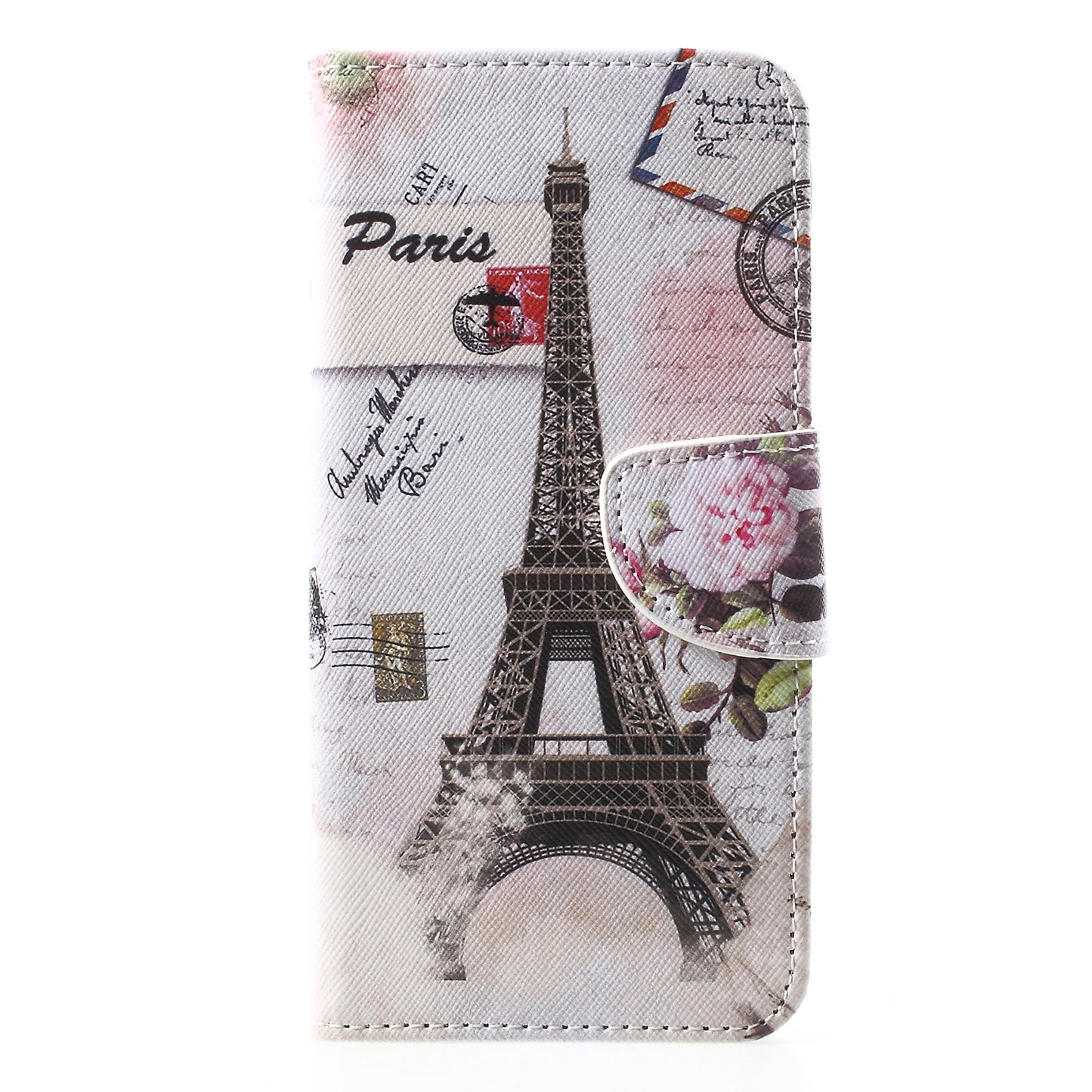 Pattern Printing Wallet Stand PU Leather Protector Shell for iPhone XR 6.1 inch