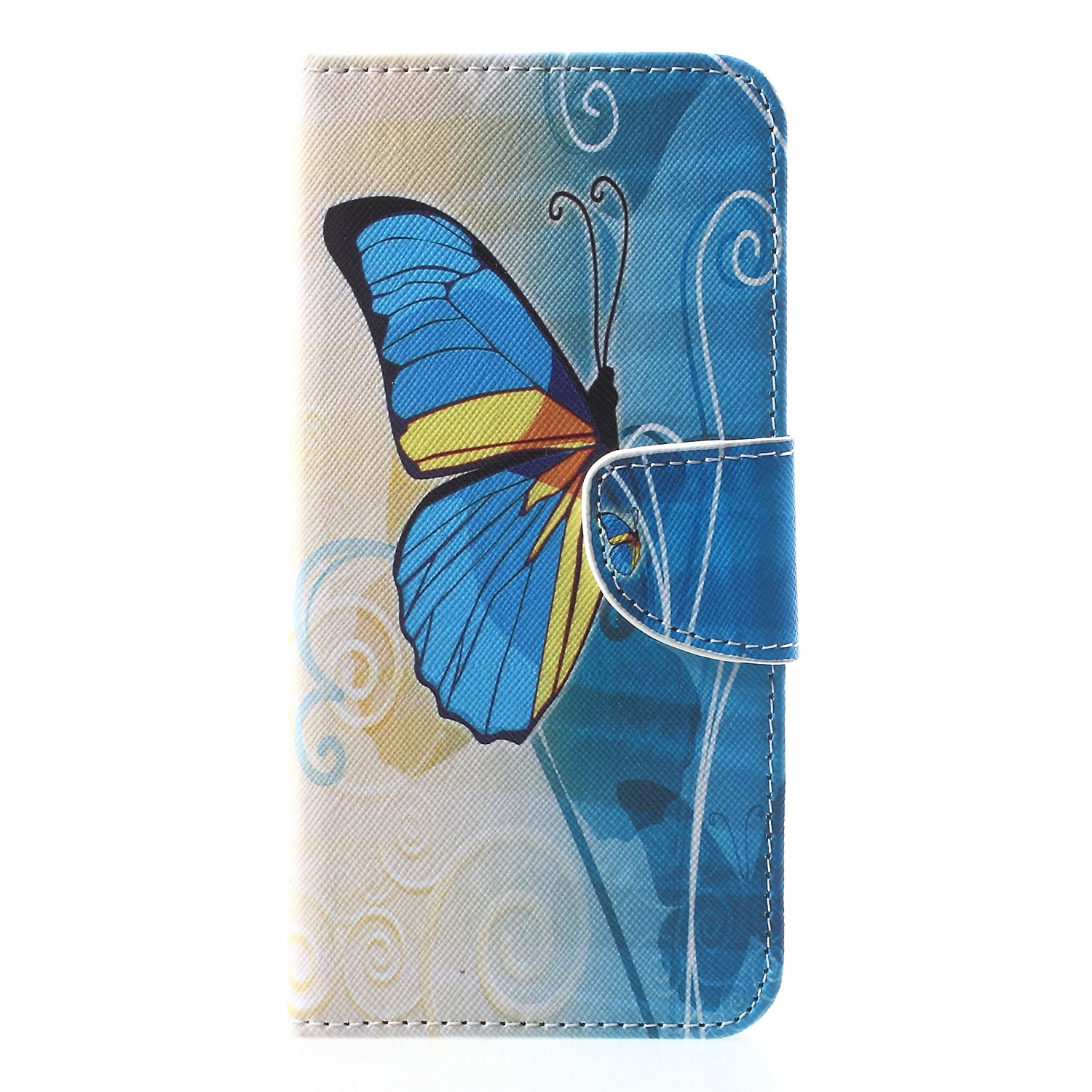 Pattern Printing Wallet Stand PU Leather Protector Shell for iPhone XR 6.1 inch