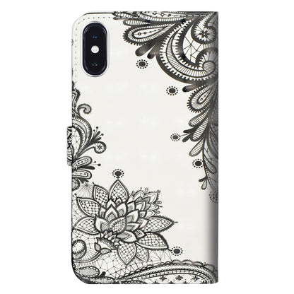 Pattern Printing Leather Wallet Shell for iPhone XR 6.1 inch