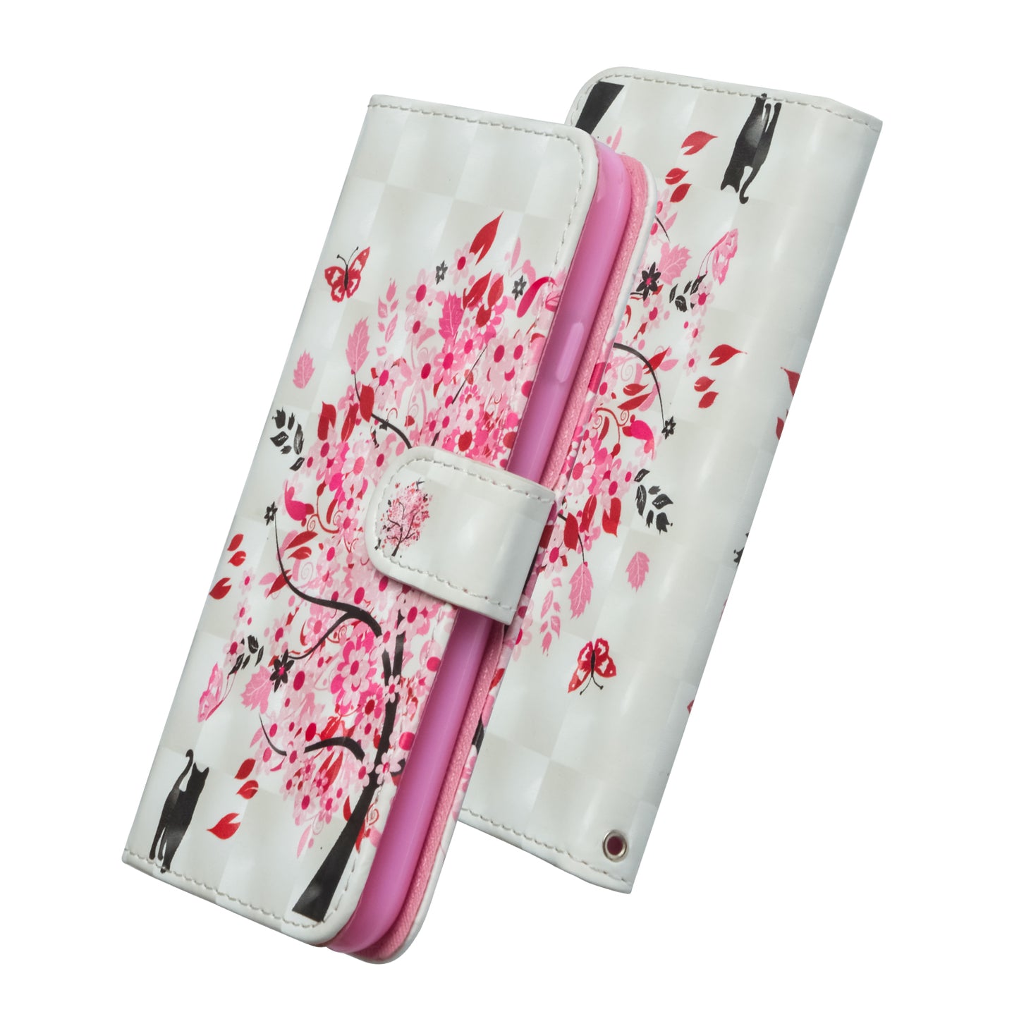 Pattern Printing Leather Wallet Shell for iPhone XR 6.1 inch