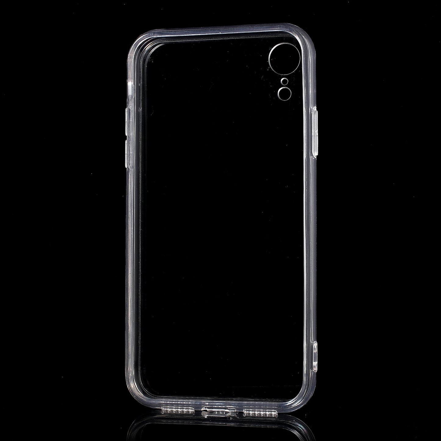 Clear Acrylic Back + TPU Edge Hybrid Mobile Phone Case for iPhone XR 6.1 inch