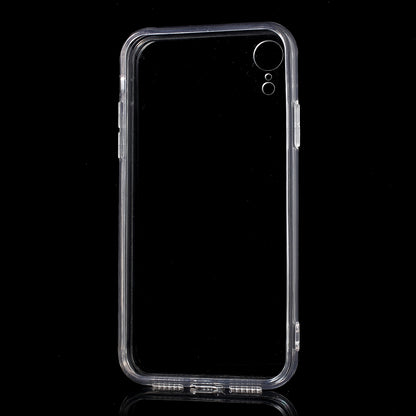 Clear Acrylic Back + TPU Edge Hybrid Mobile Phone Case for iPhone XR 6.1 inch