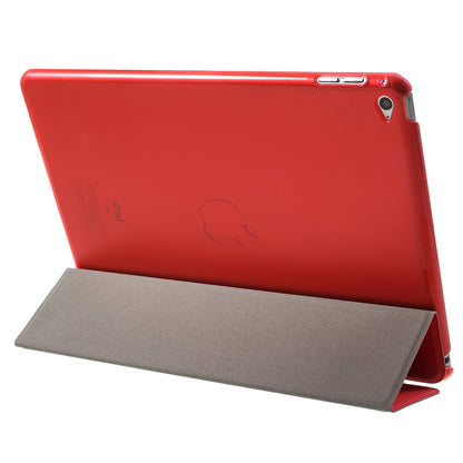 PU Leather Tablet Case with Tri-fold Stand for iPad Air 2 Dual Angles Stand Design Tablet Case