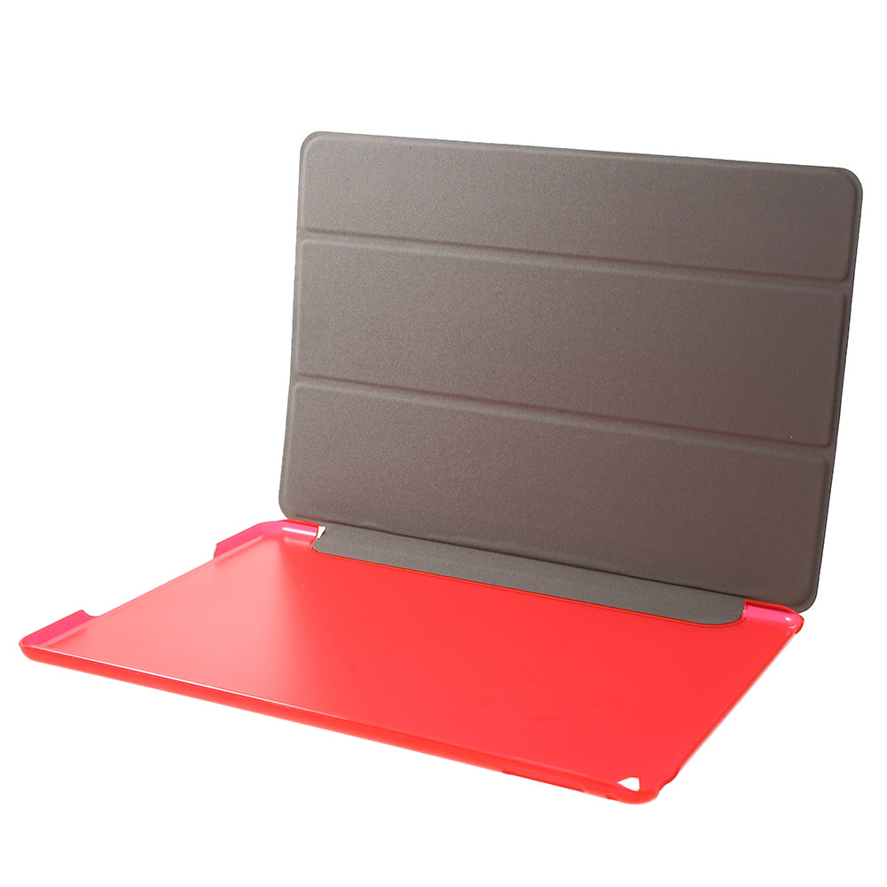 PU Leather Tablet Case with Tri-fold Stand for iPad Air 2 Dual Angles Stand Design Tablet Case