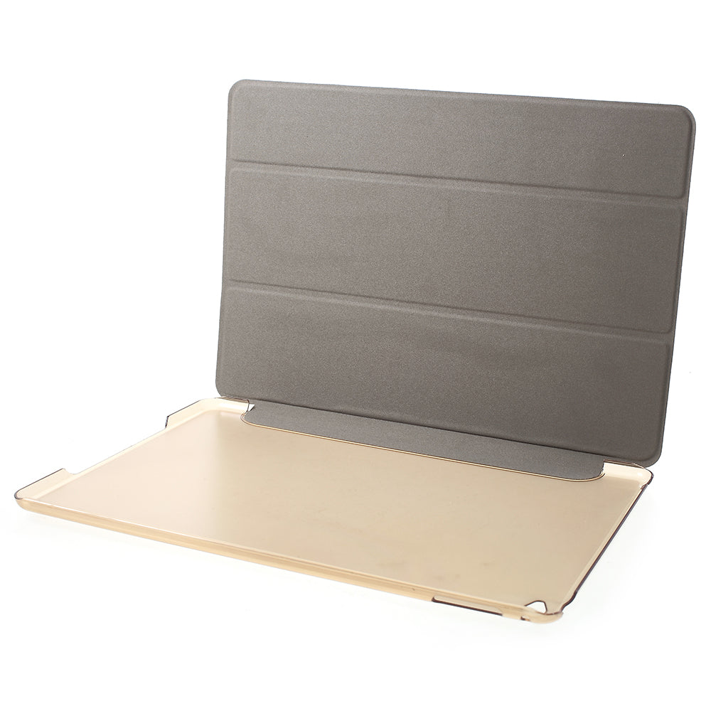 PU Leather Tablet Case with Tri-fold Stand for iPad Air 2 Dual Angles Stand Design Tablet Case