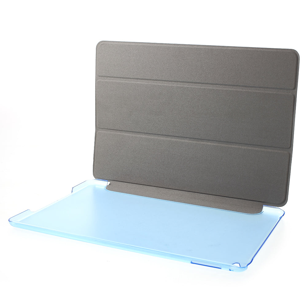 PU Leather Tablet Case with Tri-fold Stand for iPad Air 2 Dual Angles Stand Design Tablet Case