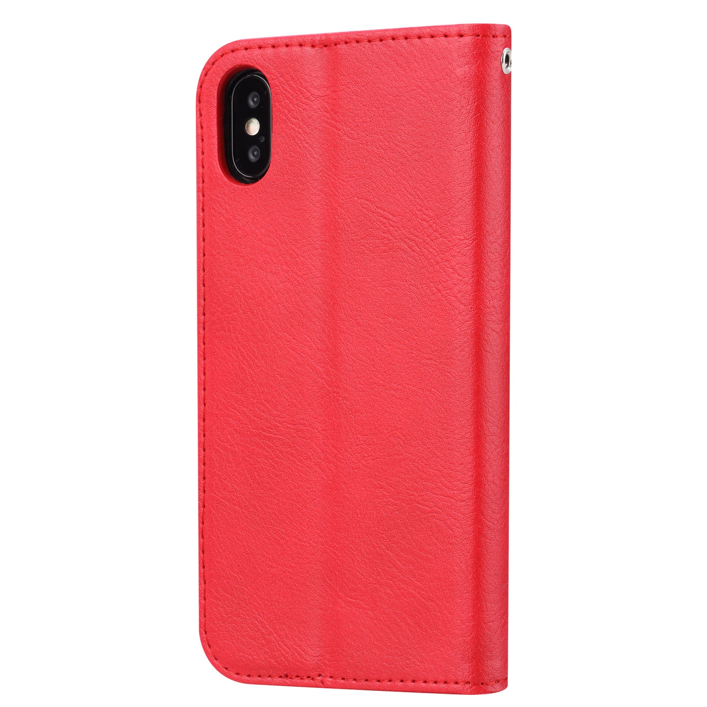 Auto-absorbed PU Leather Stand Wallet Case for iPhone XS Max 6.5 inch