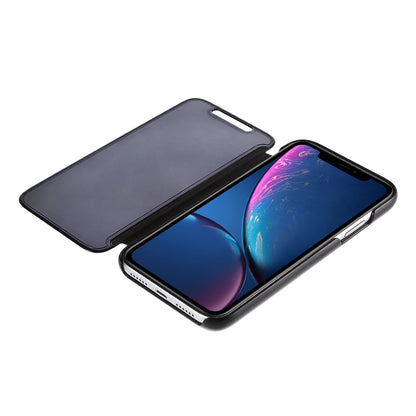 Plated Mirror Surface Leather Stand Case for iPhone XR 6.1 inch