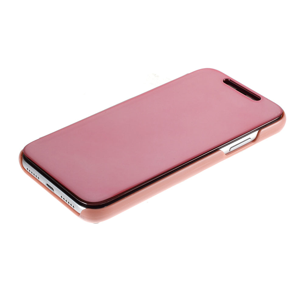 Plated Mirror Surface Leather Stand Case for iPhone XR 6.1 inch