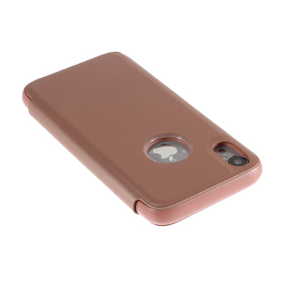 Plated Mirror Surface Leather Stand Case for iPhone XR 6.1 inch