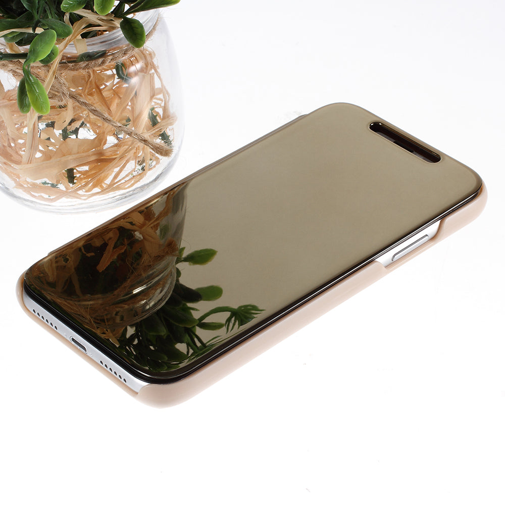 Plated Mirror Surface Leather Stand Case for iPhone XR 6.1 inch