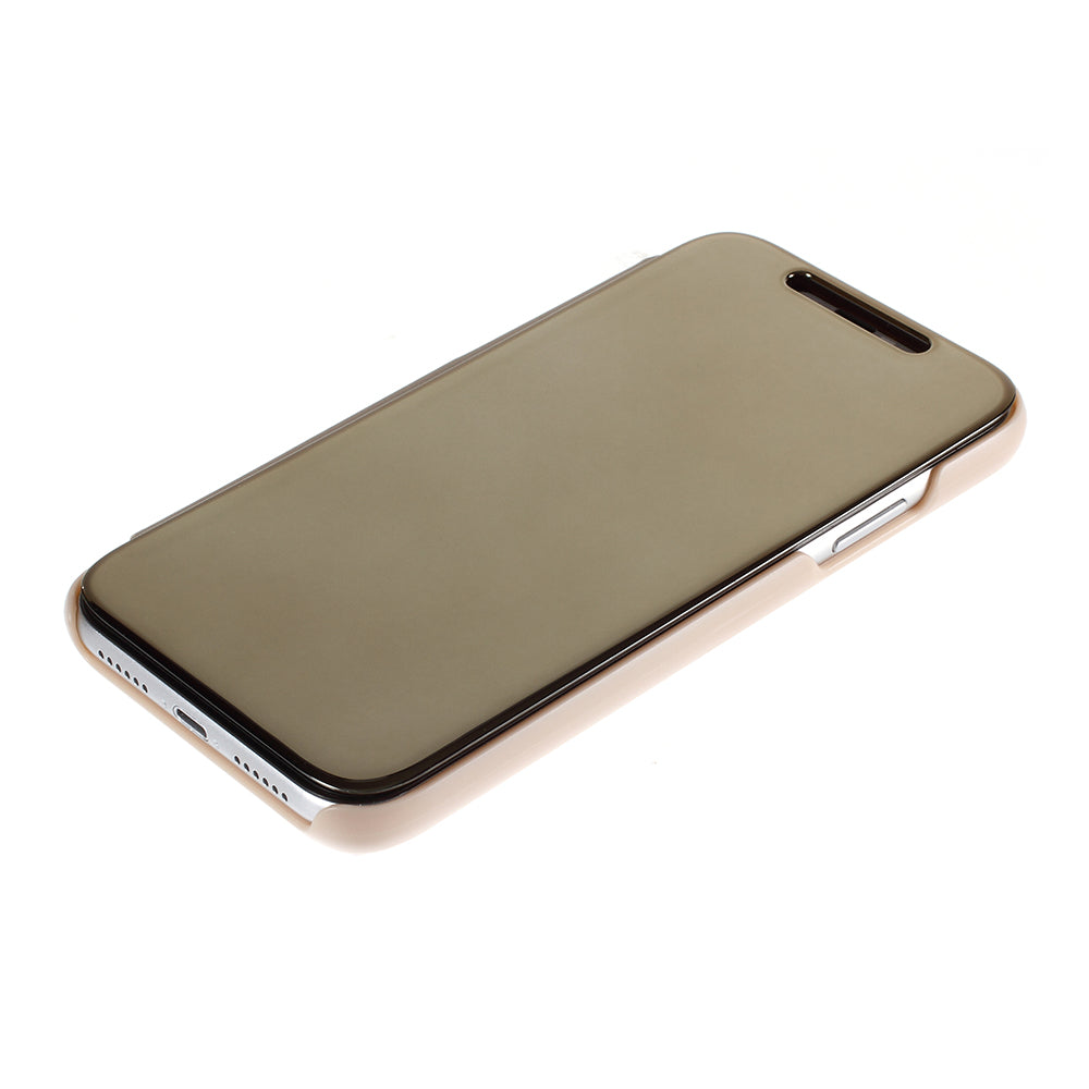 Plated Mirror Surface Leather Stand Case for iPhone XR 6.1 inch