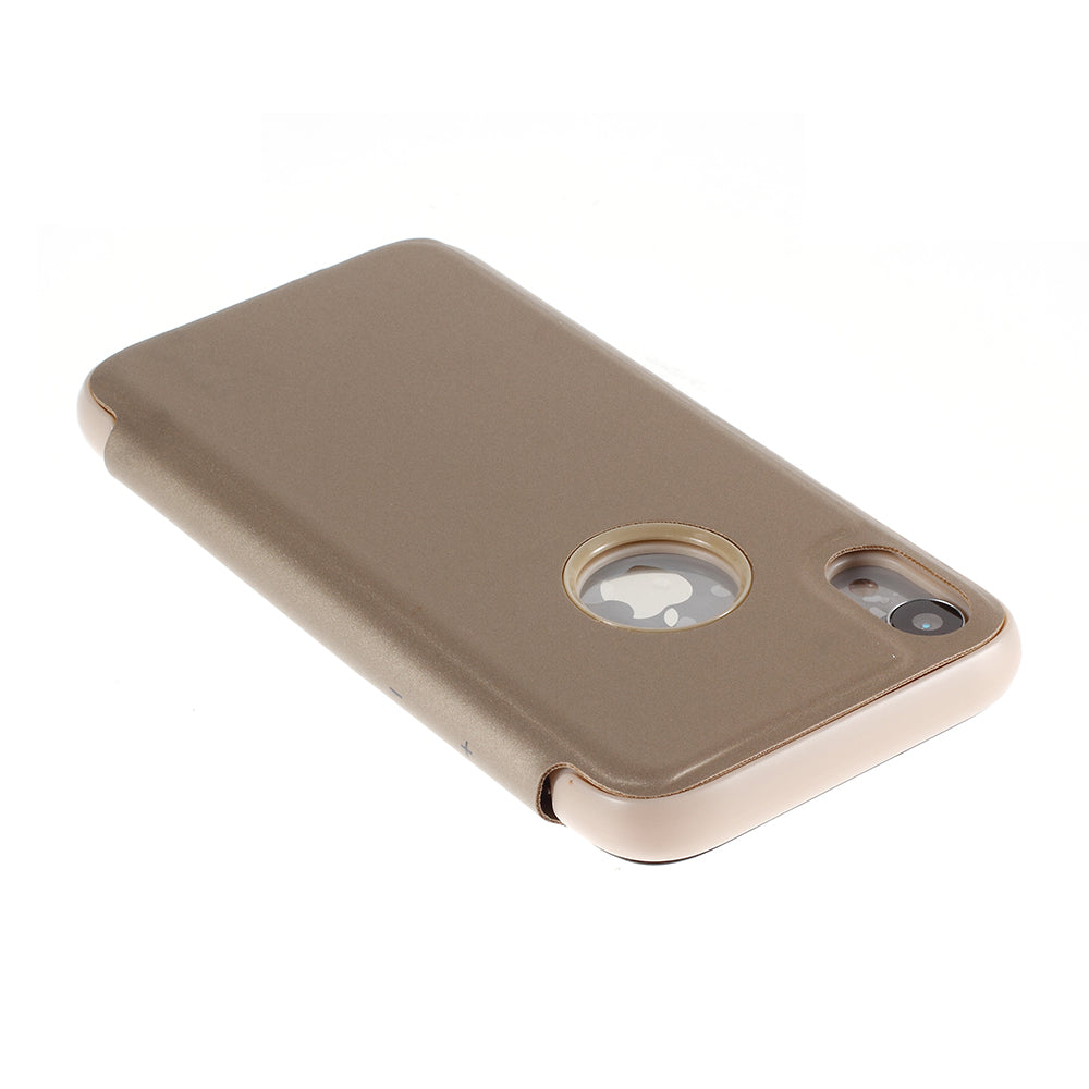 Plated Mirror Surface Leather Stand Case for iPhone XR 6.1 inch