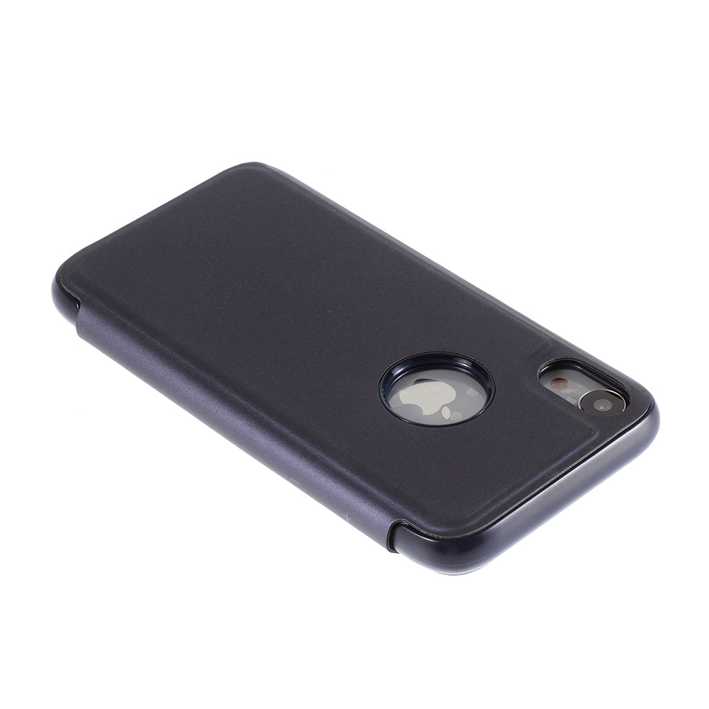 Plated Mirror Surface Leather Stand Case for iPhone XR 6.1 inch