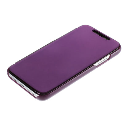 Plated Mirror Surface Leather Stand Case for iPhone XR 6.1 inch