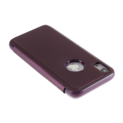 Plated Mirror Surface Leather Stand Case for iPhone XR 6.1 inch