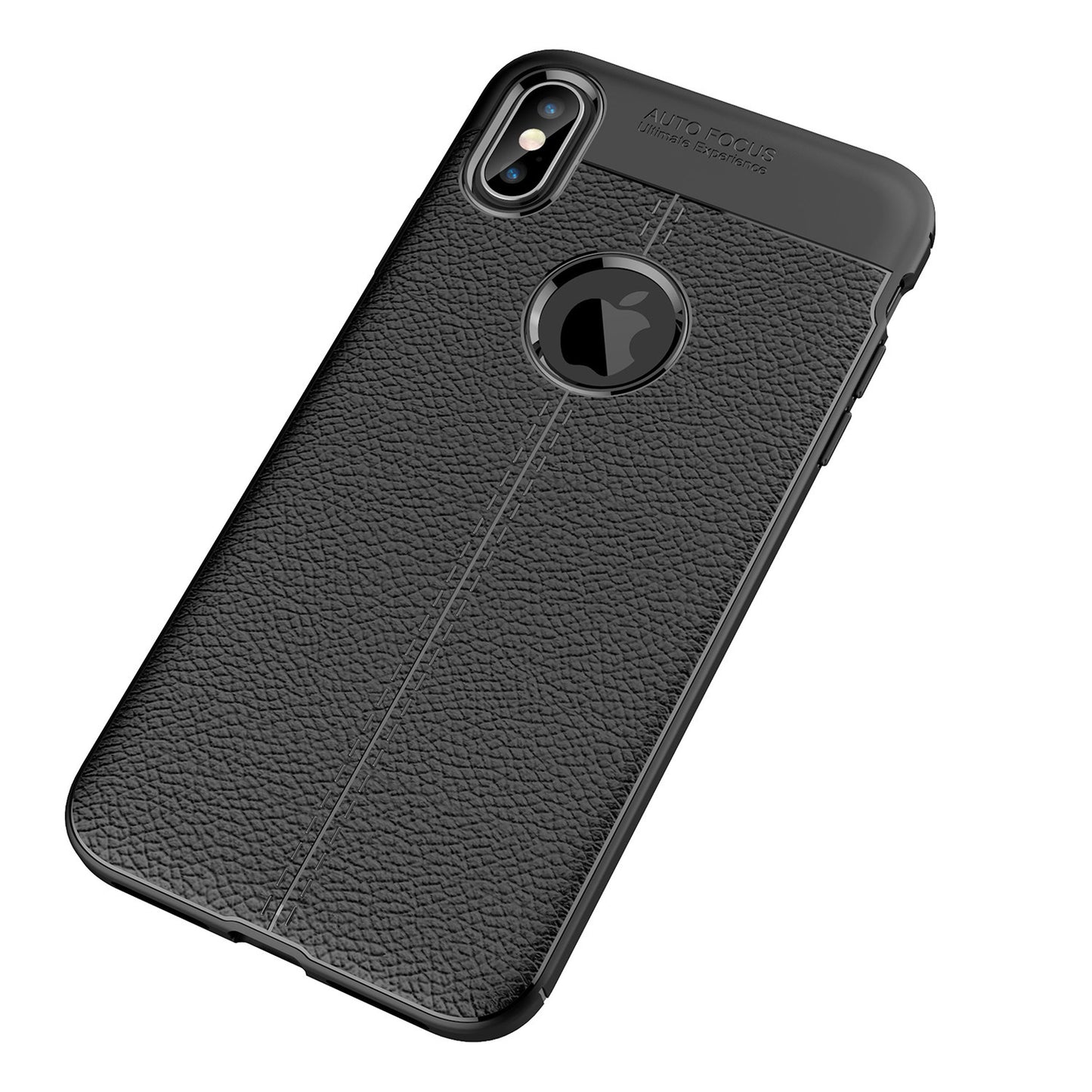 Litchi Skin Soft TPU Protection Shell for iPhone XS Max 6.5 inch