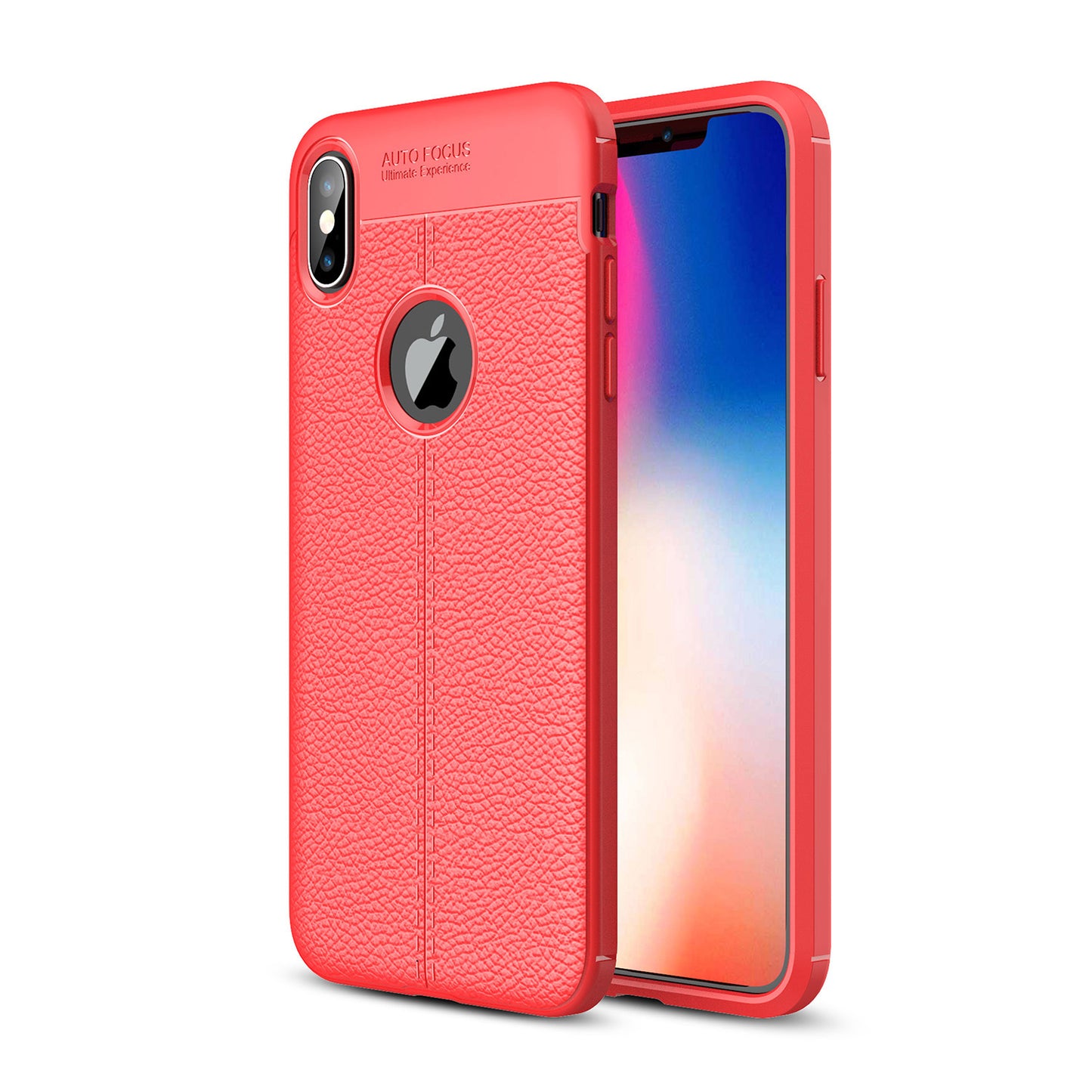 Litchi Skin Soft TPU Protection Shell for iPhone XS Max 6.5 inch