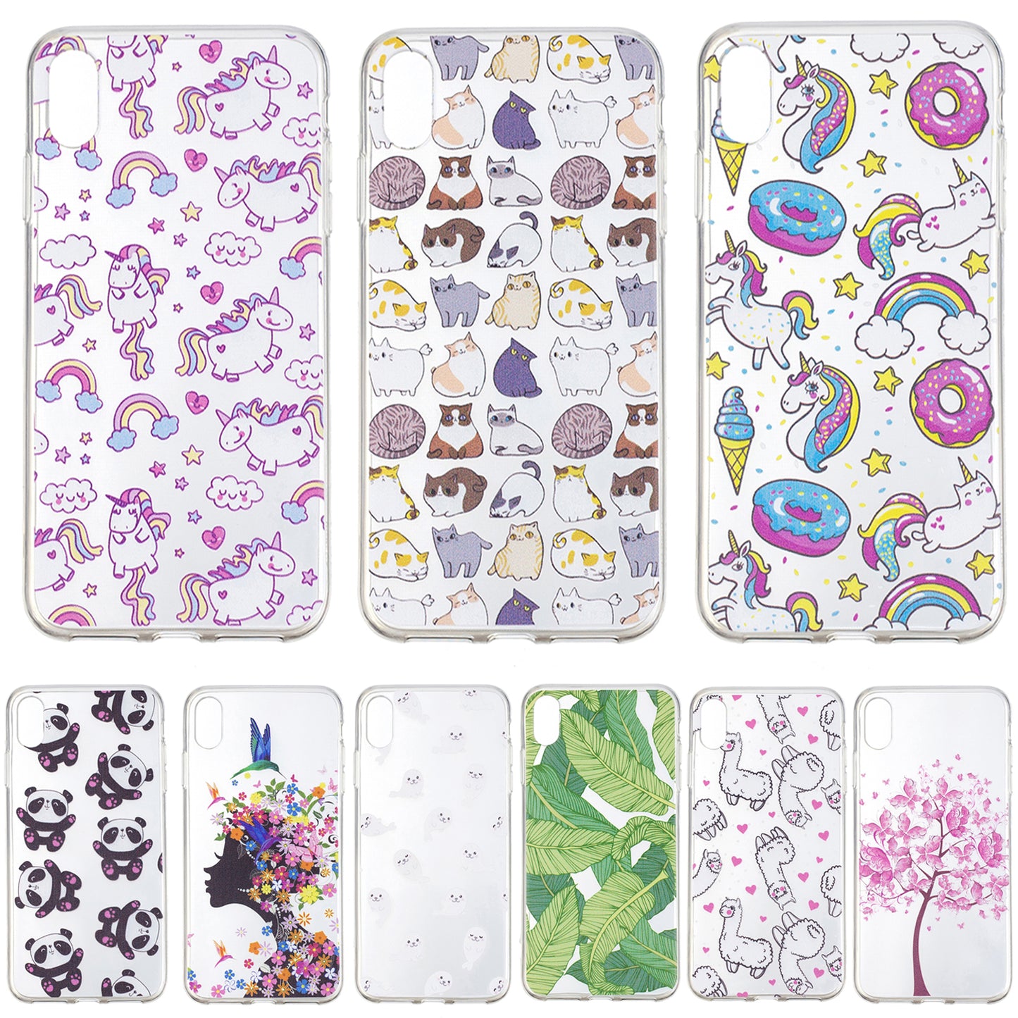 Pattern Printing IMD TPU Back Case for iPhone XR 6.1-inch