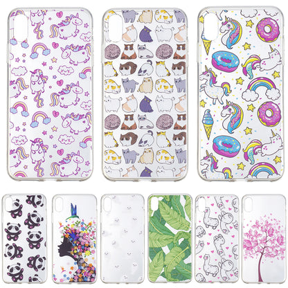 Pattern Printing IMD TPU Back Case for iPhone XR 6.1-inch