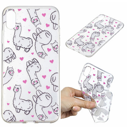 Pattern Printing IMD TPU Back Case for iPhone XR 6.1-inch