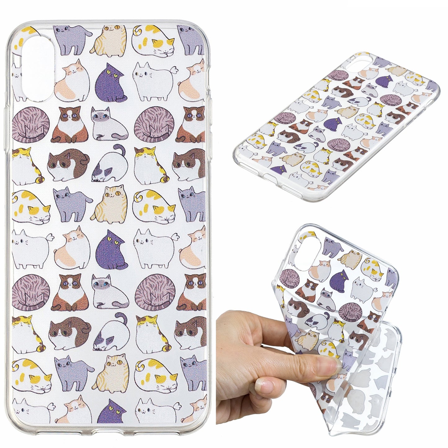 Pattern Printing IMD TPU Back Case for iPhone XR 6.1-inch