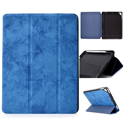 Tri-fold Leather Stand Cover for iPad Air / Air 2 / iPad 9.7-inch (2018) / iPad 9.7-inch (2017)